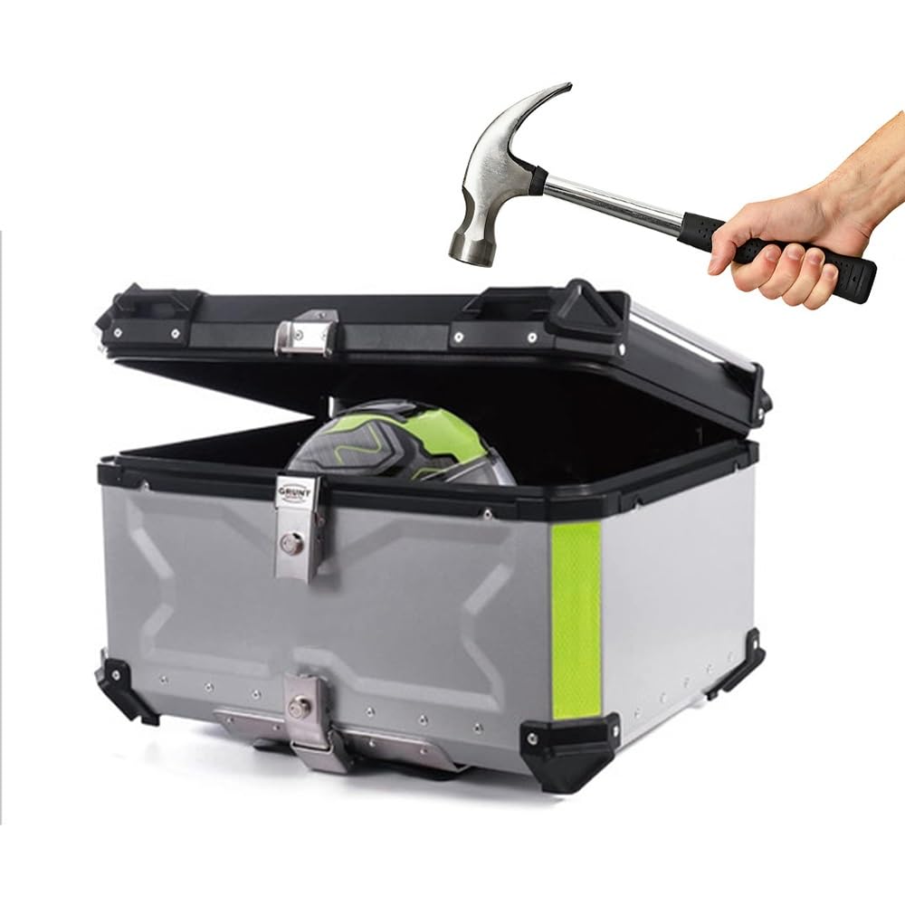 Boîte de rangement de tour de moto 55L pour vos aventures et trajets quotidiens