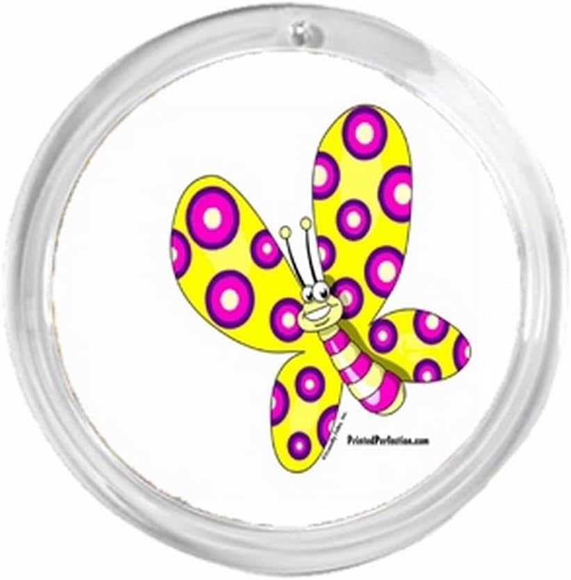 PrintedPerfection.com Personalized Butterfly Round Christmas Ornament