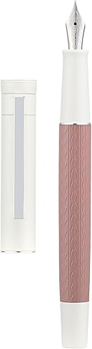 Miniatura 2 de Hongdian 1862 - Pluma estilográfica, punta extra fina de iridio con convertidor de tinta, café de cacao fresco, color contrastante, bolígrafo de