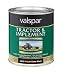 Valspar 4432-19 Low Gloss Black Tractor and Implement Paint - 1 Quart