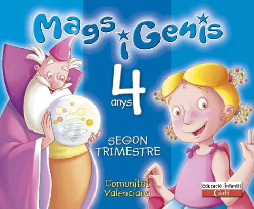 Portada de Mags i Genis 4 Anys. Segon Trimestre. Comunitat Valenciana