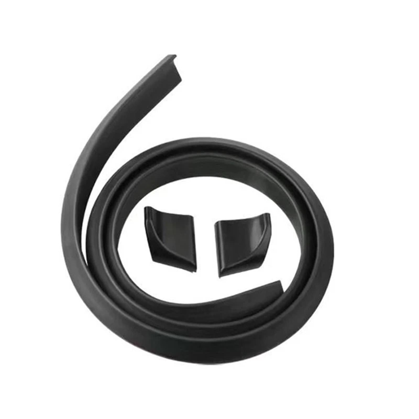 Uniwersalny 1,5M stylizacja samochodu 5D stylizacja samochodu z włókna węglowego 5D włókno błyszczące czarne spojlery DIY remont Spoiler tylny spojler Spojler na tylne skrzydło(Matte black 4.5cm)