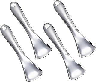 PRETYZOOM 4 Pcs Zinc Alloy Eye Cream Spoons F...