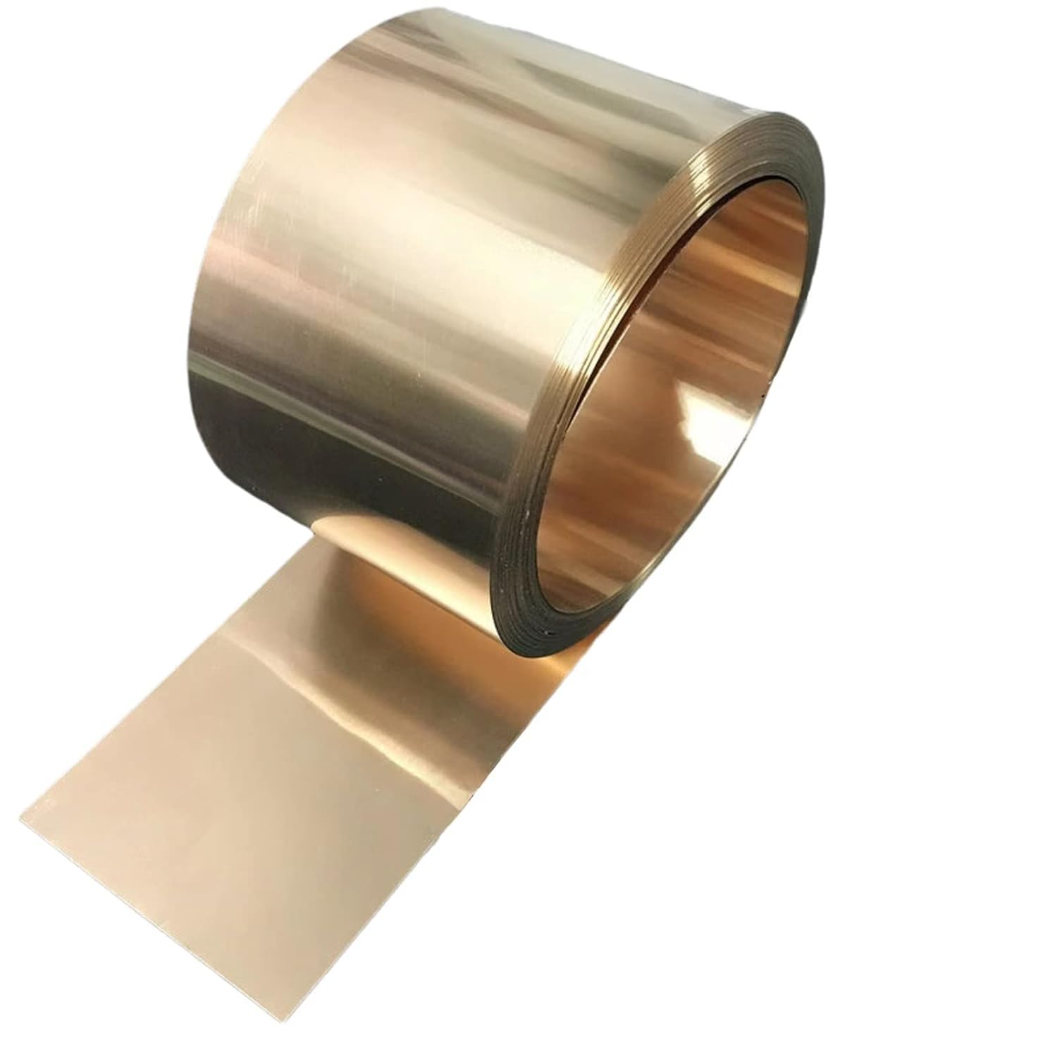 Phosphor Copper Foil Sheet Metal 0.15mm x 200mm x 100000mm, 1PCS Thin Phosphor Copper Flash Roll Sheet for Craft Crafting 0.15mm Thick Thickness 100000mm 100m 100 Meters Long from Bopaodao