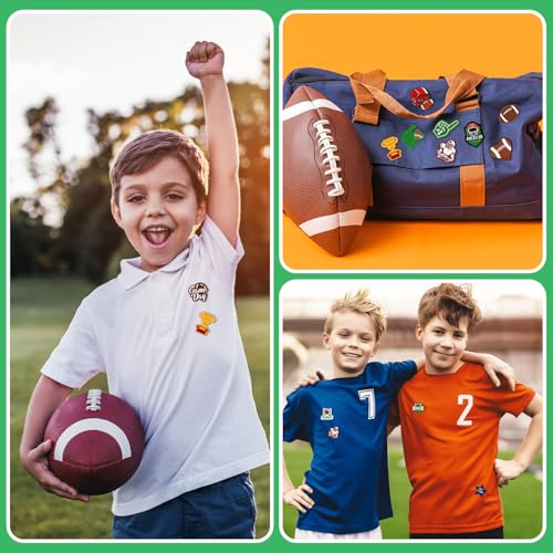 Image of Knitgrip 60 Pcs Football Softball Soccer Volleyball Baseball Enamel Pins Bulk Sport Trading Lapel Pin Senior Night Party Favors for Hat Shirt Backpack Sport Player Award Gift, 12 Style
