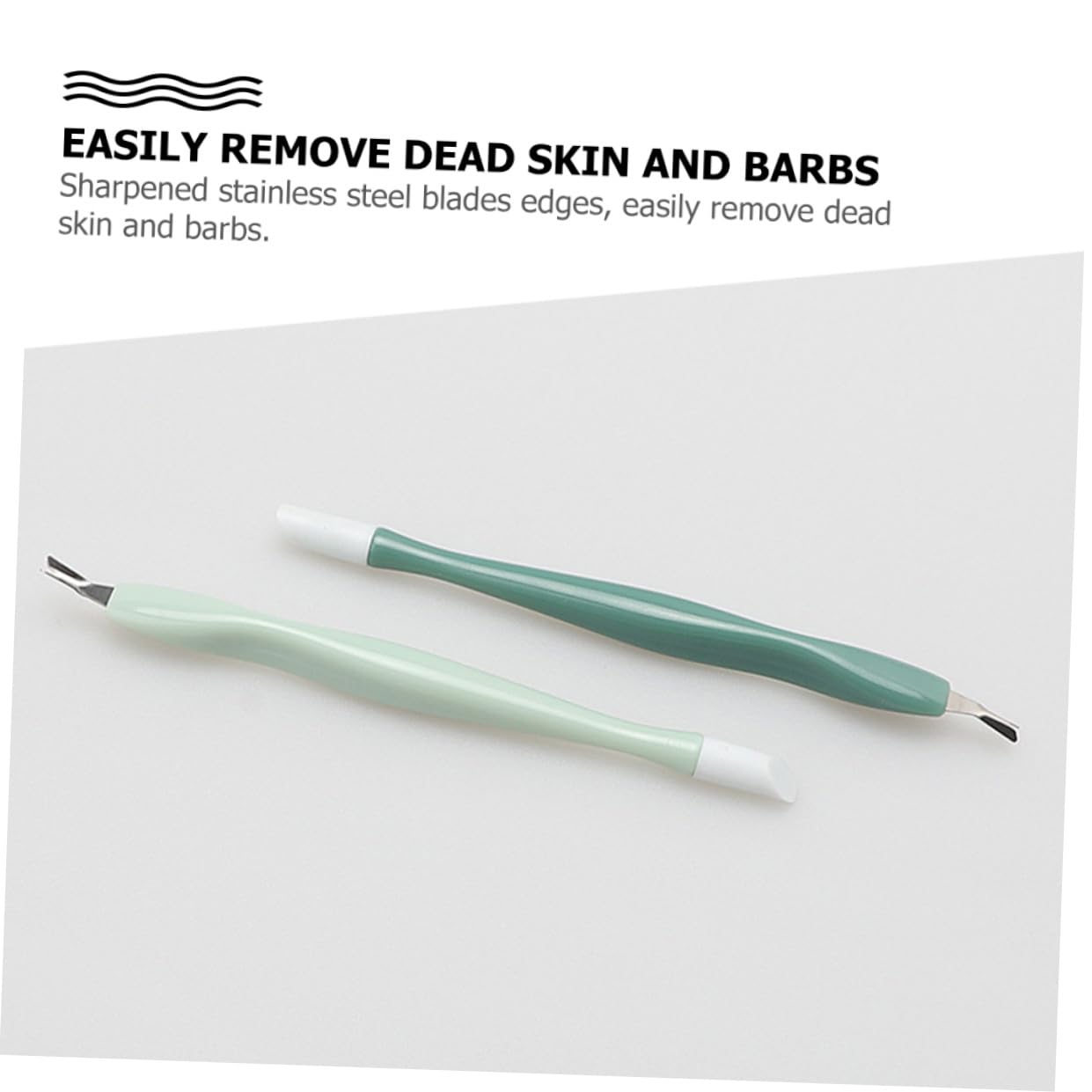 minkissy 90pcs Dual- Dead Skin Fork Nail Care Tool for Manicure Pedicure Cuticle Remover for Home Salon Use Convenient Portable Design