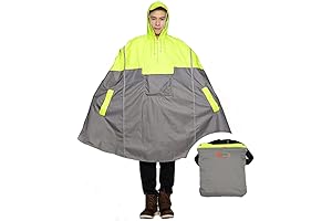 NEW Lightweight Cycling Rain Poncho Bike Hooded Raincoat Rain Cape with Reflector Strips
