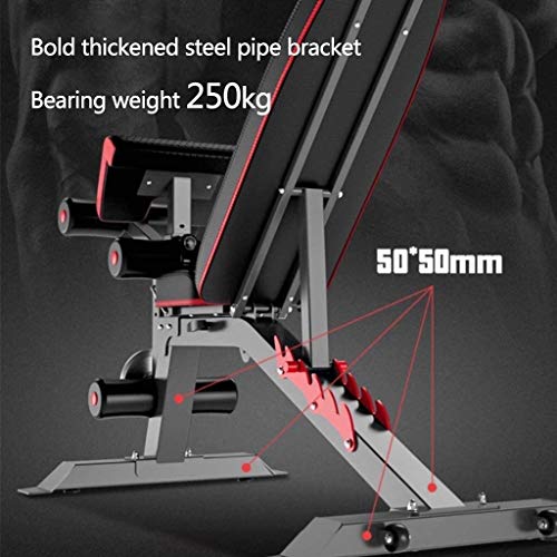 suge Adjustable Weight Bench Foldable Workout Bench for Home Gym Exercises, Perfect Multi-purposed Fitness Bench