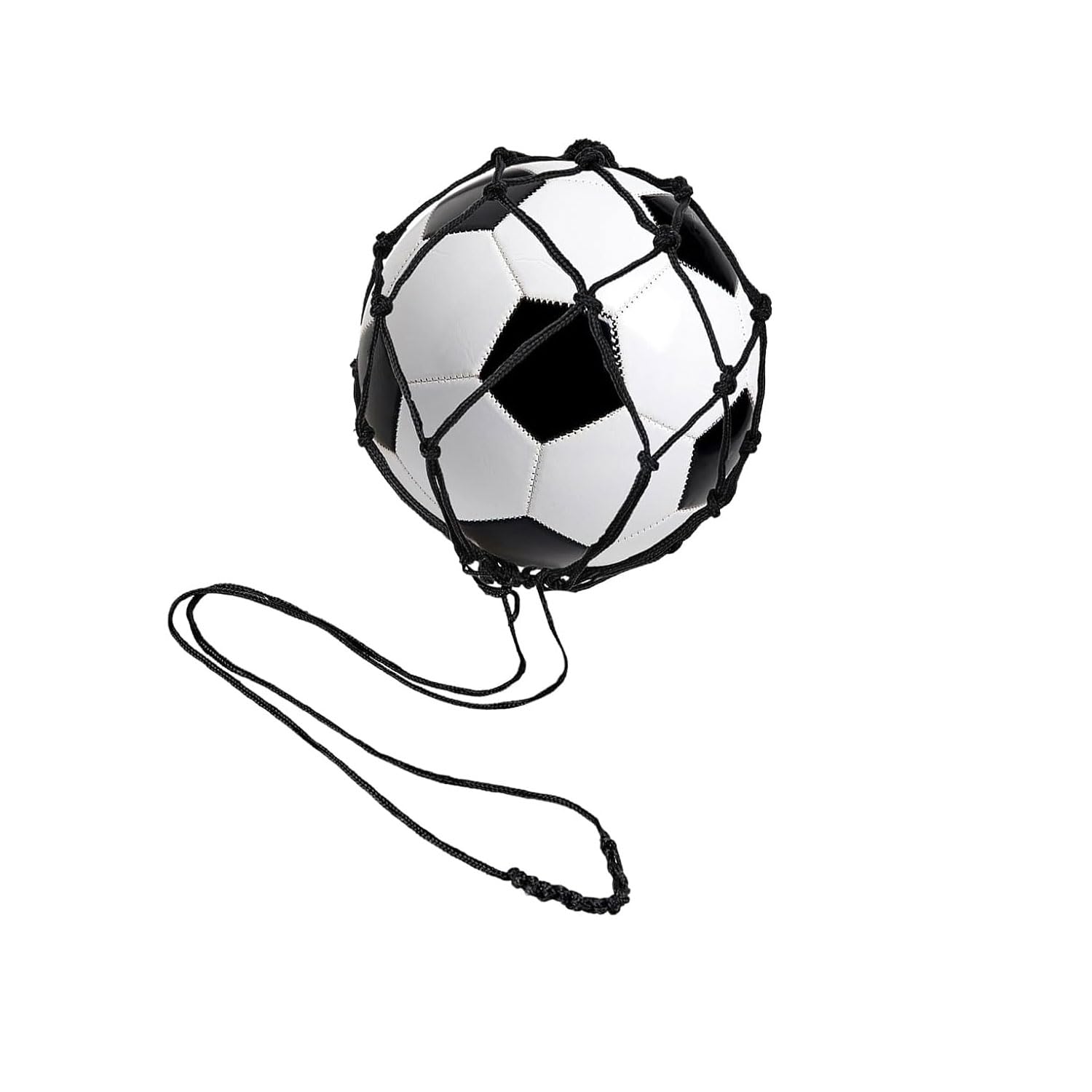 SaveSooo サッカーボール ネット ボールネット ブラック サッカートレーニング用ボールバッグ 子供用 スポーツ 球技 ボールバッグ 網