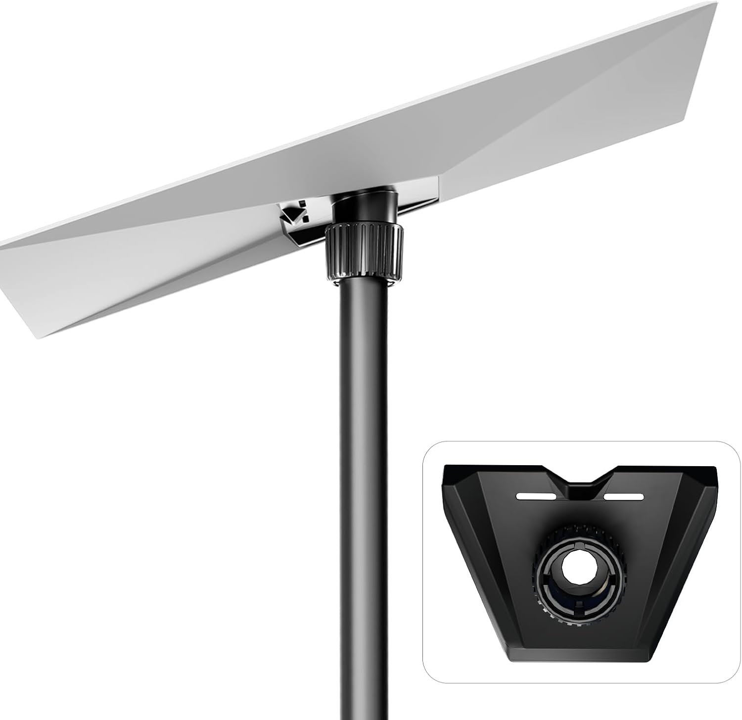 Starlink Gen 3 Mount with Pipe Adapter, Adjustable Mounting Kit Compatible with V3 Starlink Standard Dish, Wall Mount/Roof Mount for Starlink Internet Kit Satellite