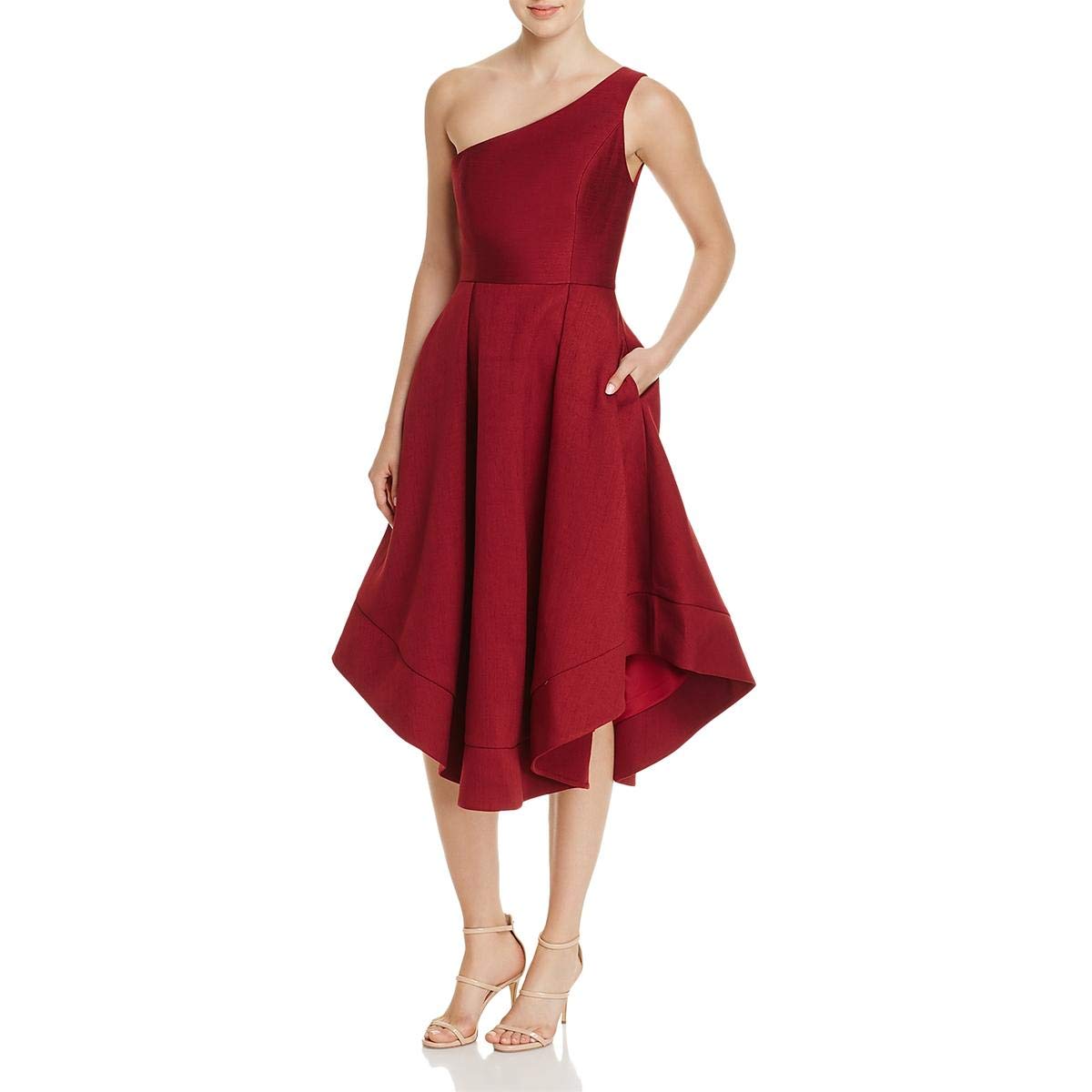 Women's Making Waves Strapless High Low Fit and Flare Party Dress