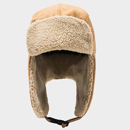 Miniatura 3 de Sombreros de bomber unisex con orejeras de algodón sombrero de aviador resistente al viento gorra de esquí cierre de hebilla Ushanka para exteriores