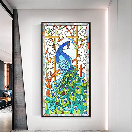 Vinilo decorativo para ventana estilo vitrales 60x160 cm miniatura 2