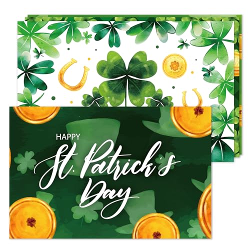 Set de table Saint-Patrick trèfle rectangulaire déco table salle à manger