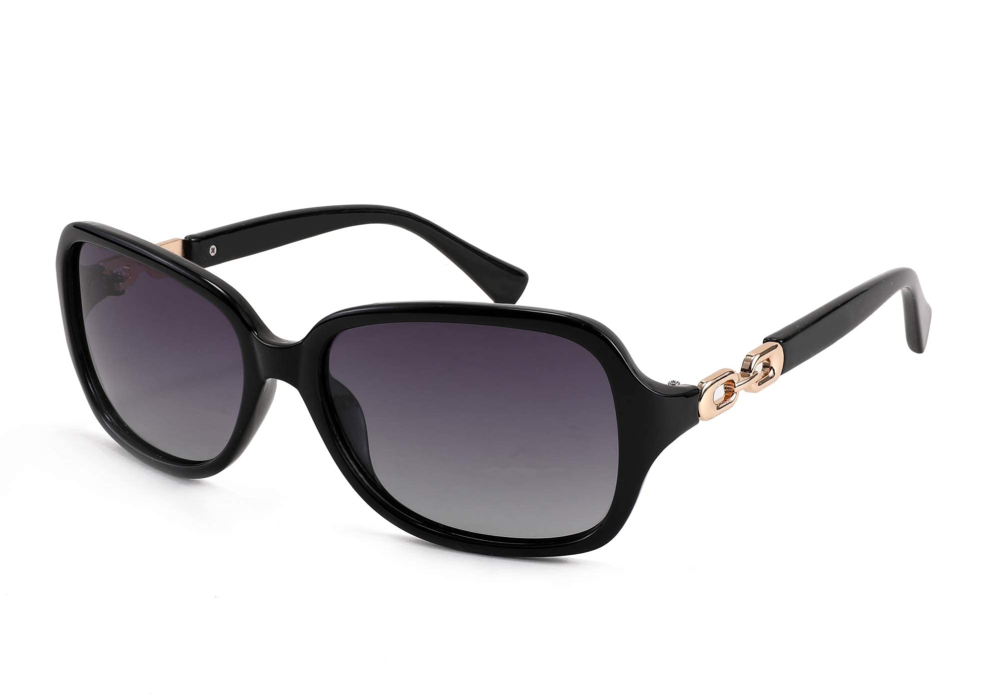 Vintage Square Polarized Sunglasses for Women UV400 Travel Driving FEISEDY - Brandclub - FEISEDY Vintage Square Polarized  main image 3