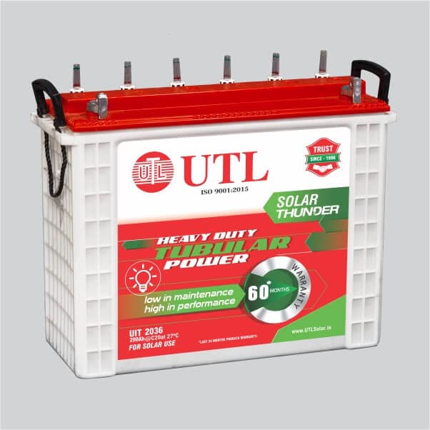 Utl UST 2036 Solar Battery with 60 Months Warranty Amazon.in Home & Kitchen