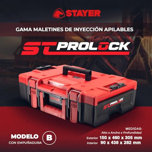 Men Box Contents: Stacking case B ST Prolock, red2