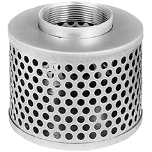 3" Suction Hose Round Hole Steel Strainer