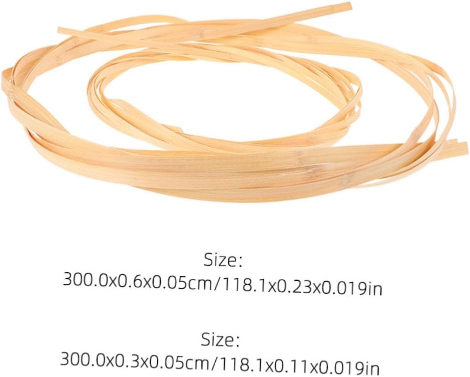 OUNONA 4pcs Weaving Strips for Crafts Sturdy Flat Cane Webbing for Basket Making Floral Arrangements and Wedding Decorations Flexible and Natural Material