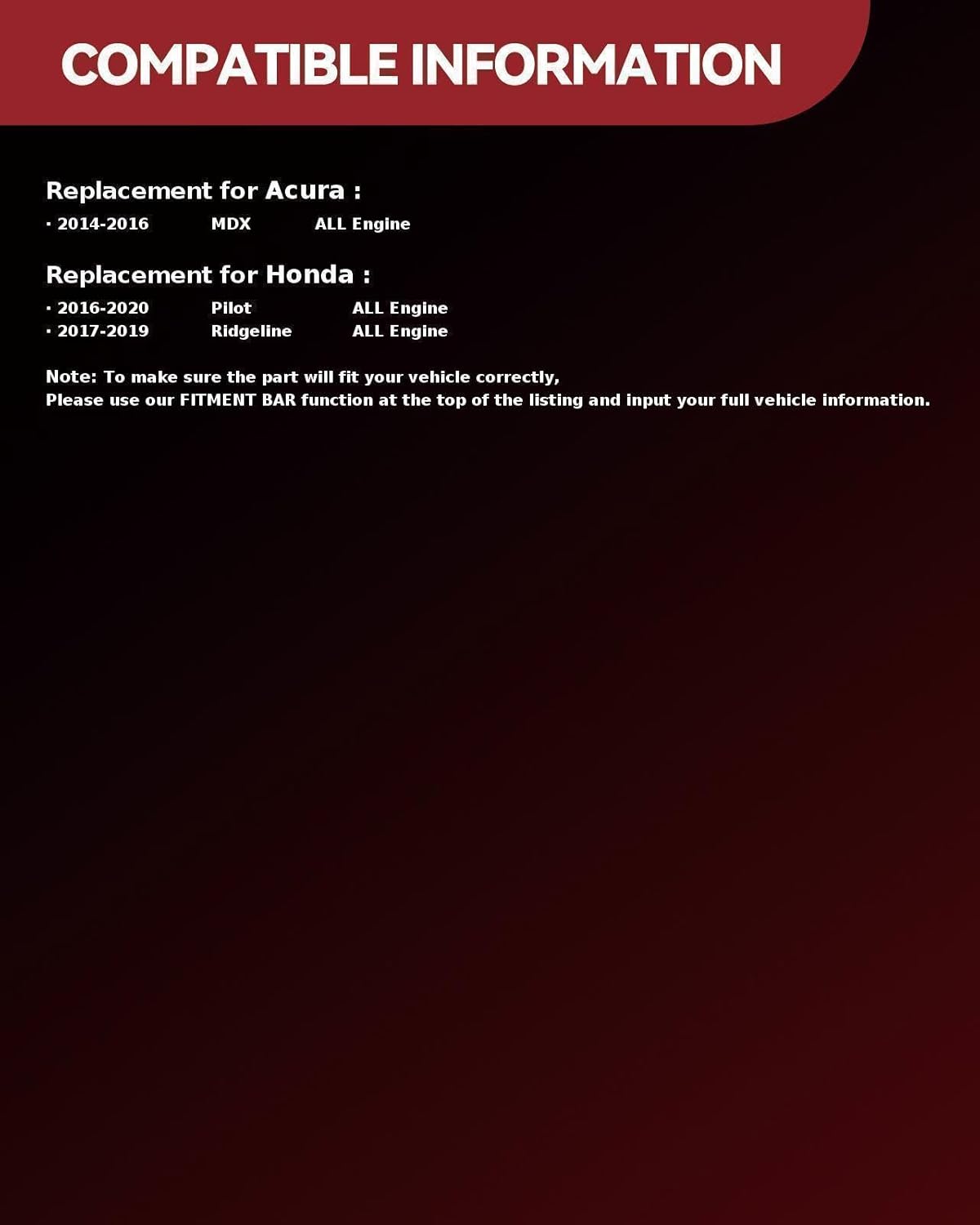 68232 Air Conditioner AC Compressor fits for 2016-2020 Pilot, 2014-2016 MDX, 2017-2019 Ridgeline, A/C Compressor