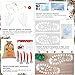 Santa Evidence Kit - Proof of Santa Visit - Santa Footprint Stencil with Snow, Santa Drivers License Button Glasses Gloves, Nice List Certificate Bell Reindeer Bag, Christmas Eve Gift Box Fillers
