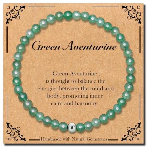 BONNY BOXX Green Tiger's Eye Gemstone Bracelet – 8mm Healing Stone For Men & Women - View #11