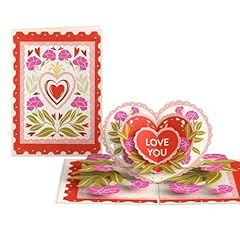 Vintage Floral Love You Heart