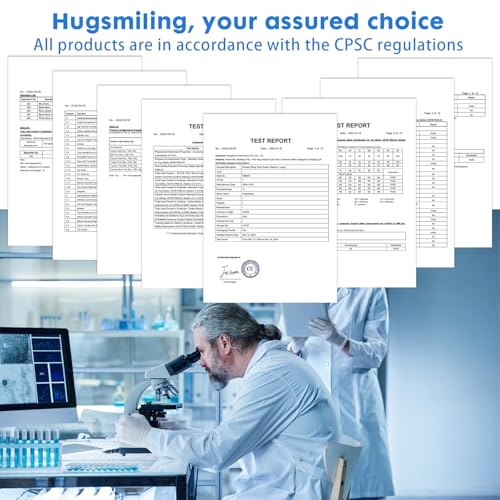 Hugsmiling Body Sock Sensory Kids, Medium 27 * 47 inch, Good for Kids Height: 48~58 inch, Soft Fabric with Strong Stitching and Snap Closures (Classic Blue) - Image 6