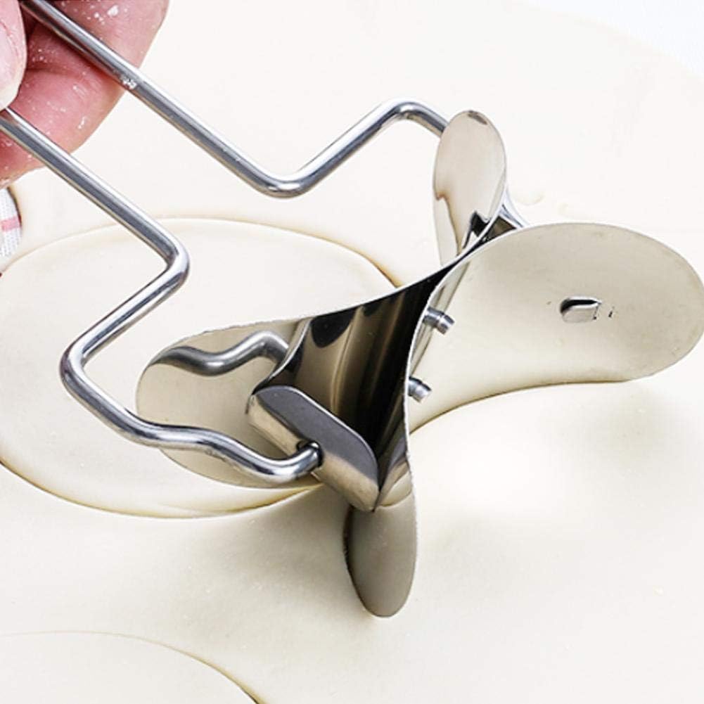 3 Pieces Stainless Steel Manual Dumplings Mold Dumpling Wrapper Making Mold Dumpling Cutter Press Home Cooking Kitchen Utensils Gadgets - Image 4
