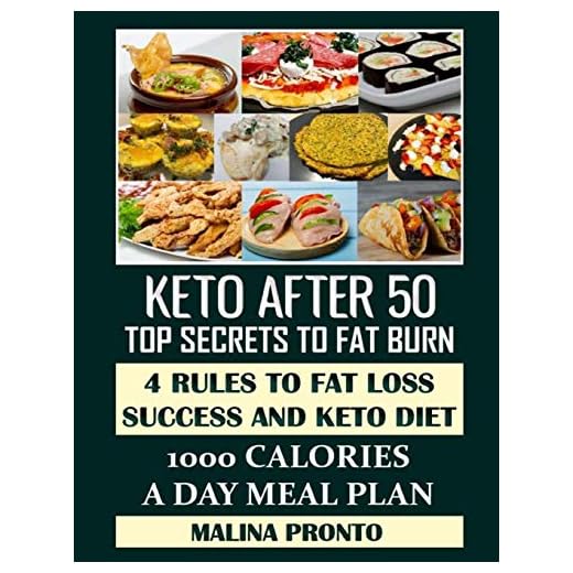 Keto After 50: Top Secrets To Fat Burn: 4 Rules To Fat Loss Success And Keto Diet | 1000 Calories a Day Meal Plan