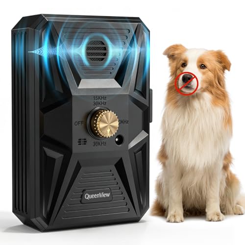 Ahuyentador de Perros, 3 Modos Antiladridos para Perros Ultrasónicos, Impermeable Anti Ladridos para Perros de 33 Pies para Entrenamiento de Perros Grandes y Pequeños al Aire Libre en Interiores