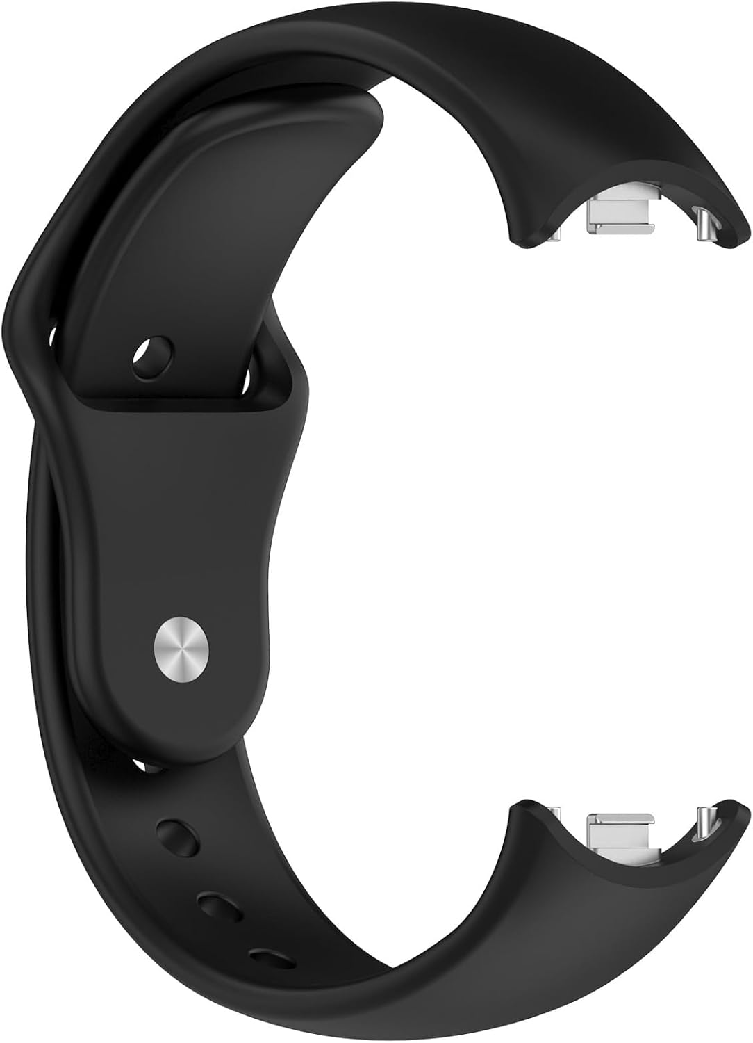 Disscool Replacement Adjustable Wrist Bands Compatible with Xiaomi Band 10/10 NFC/9/9 NFC/9 Ceramic Special Edition, Soft Silicone Wrist Strap with Quick Release for Man Women(Black) image 4