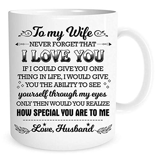 My Lovely Wife Gift – Tazza per moglie – regalo perfetto per compleanno per moglie – regalo di anniversario per moglie