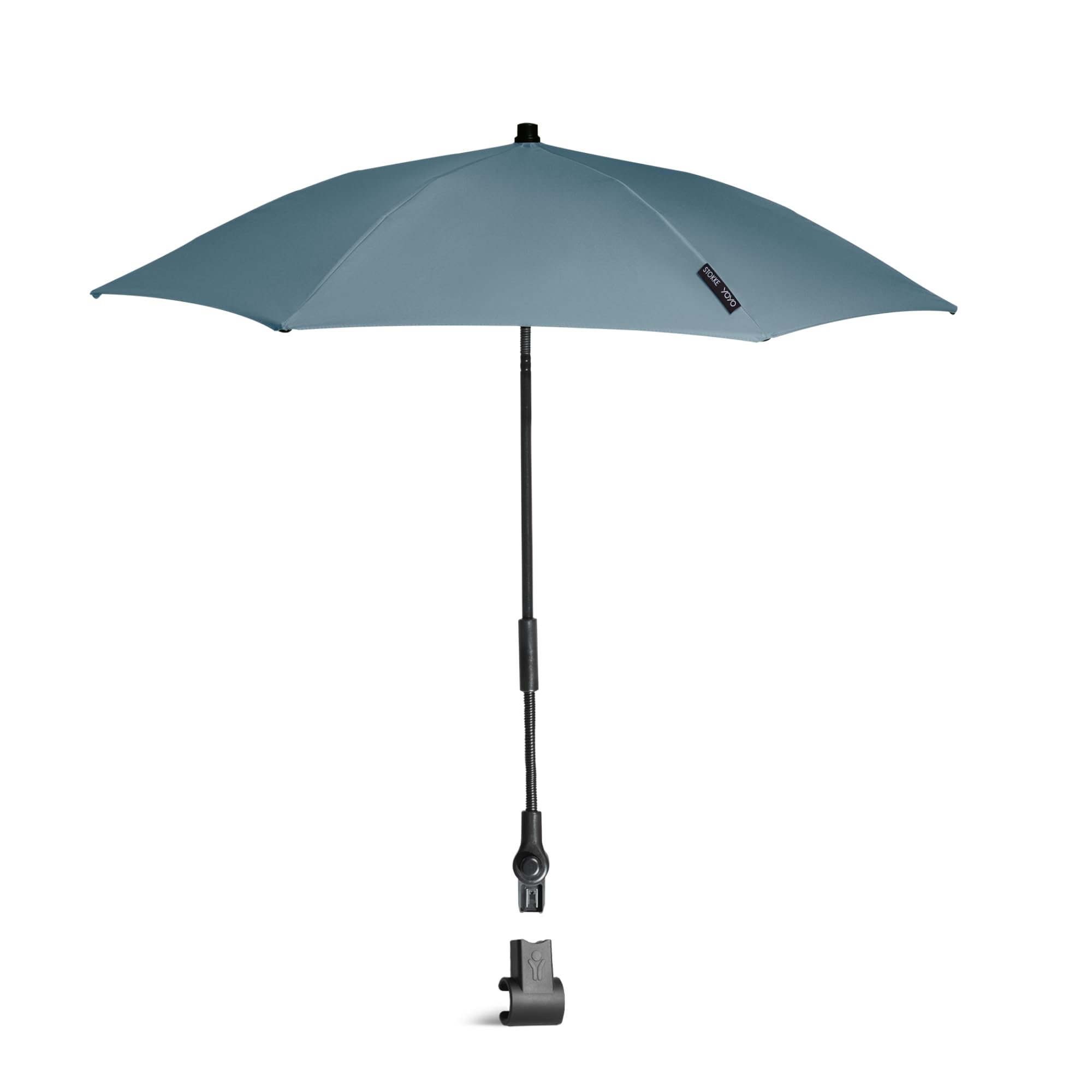 Stokke YOYO Parasol, Aqua, UPF 50+ Protection, Enhanced Opacity, Use on YOYO Stroller with 0+ Newborn Pack