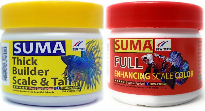 Amazon.co.jp: suma(スーマ) ベタ専用フード 基本食20g＆色揚げ用