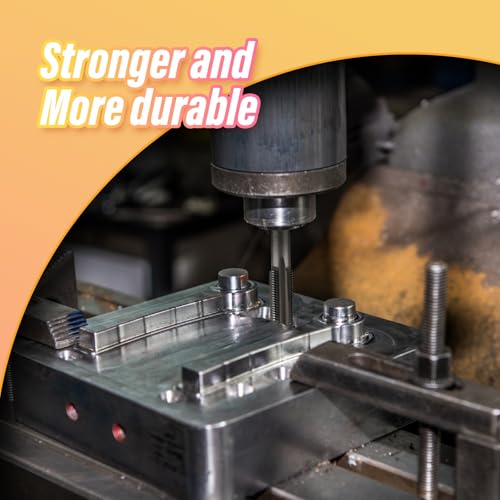 Image of 2pcs M22x1.5 Tap, M22 Metric Thread Right Hand Tapping Tool, HSS Thread Milling Taps (M22 x 1.5, 1 Pair)