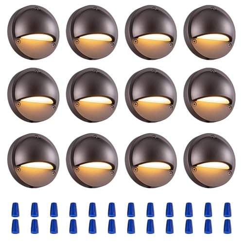 BTNHPLite 2.5W ORB Aluminum Low Voltage Deck Lights 2700K 3.74In 180lm IP65