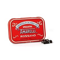 Amarelli Liquirizia Pura, Spezzatina in Lattina Rossa 40g – Gusto Intenso di Liquirizia Italiana, Senza Zuccheri Aggiunti