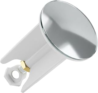 Universal Sink Plug Bathroom 40mm Pop Up Waste Replacement for Bathroom Basin,Height Adjustable,Easy Install,Made of Brass,Rubber,Plastic,Seal and Polished Chrome,House Sinks Bidets Washbasin