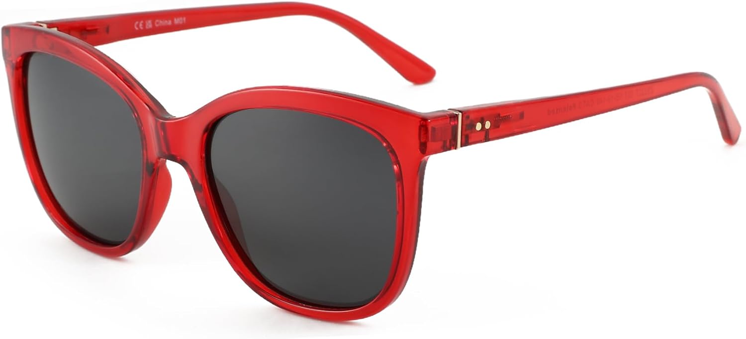 ZENOTTIC Polarized Sunglasses for Women UV400 Protection Retro Cute Fashion Cateye Sun Glasses