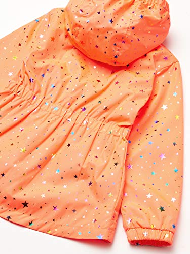 Limited Too Girls Limited Too Casaco Anoraque estampado para meninas, Coral, 4