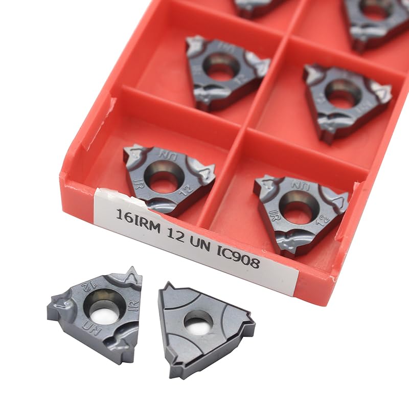 Tool Part for 11IR 16IR 12UN 24UN 20UN 18UN 16UN 14UN 12UN 60 Angle Tungsten Insert Thread Turning Tools Lathe CNC Cutter Tool - (Insert Width(mm): 100PCS / Angle: 16IRM 20UN)