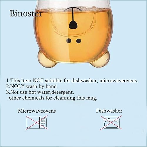 Miniatura 8 de Taza de gato linda taza de vidrio con aislamiento de doble pared, taza Kawaii, taza de café, taza de té, taza de leche, el mejor regalo para oficina