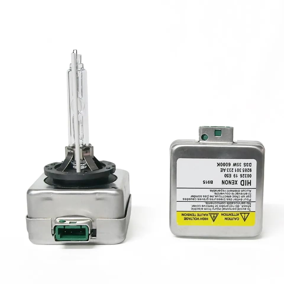 A2ZWORLD 2 Sztuk Lampa Hid Xenon D3S 35W 6000K