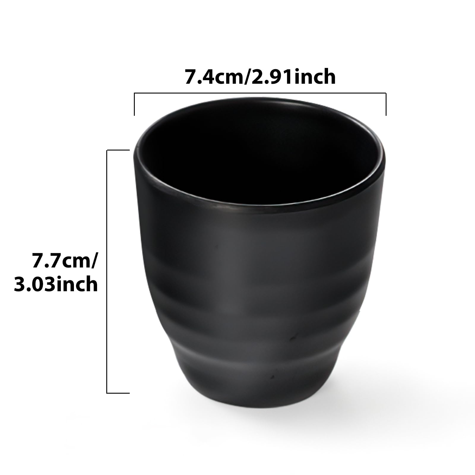 おちゃ Amazon.com | Generic Plastic Japanese/Chinese Tea Cup, Black