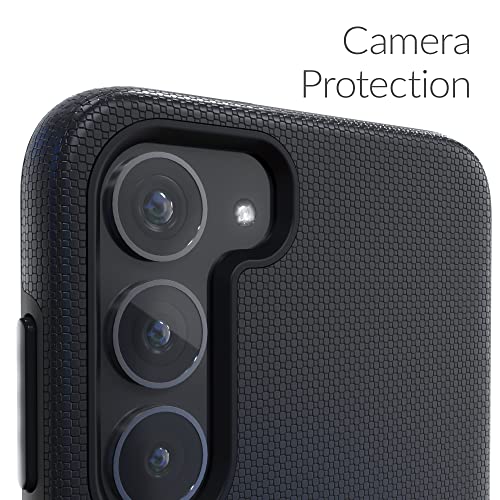 Image of Crave for Samsung Galaxy S23 Plus Case, Shockproof Protection Dual Layer Case for Samsung Galaxy S23 Plus (6.6 inch) - Black