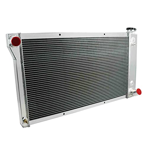 RADREPLA 3 Row Aluminum Radiator for 1967-1972 Chevy C/K 10 20 30 Pickup Truck C10 C20 C30 Radiador for GMC C15/C1500 C25/C2500 C35/C3500 K15/K1500 K25/K2500 K35/K3500 Pickup Suburban Base Radiators
