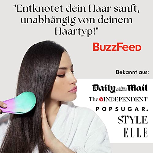 Haarbürste zum Entwirren, hervorragende Qualität für Salonfrisuren – die beste Bürste für feines, dickes, lockiges, trockenes oder feuchtes Haar und Kinder (Meerjungfrau) Lily England