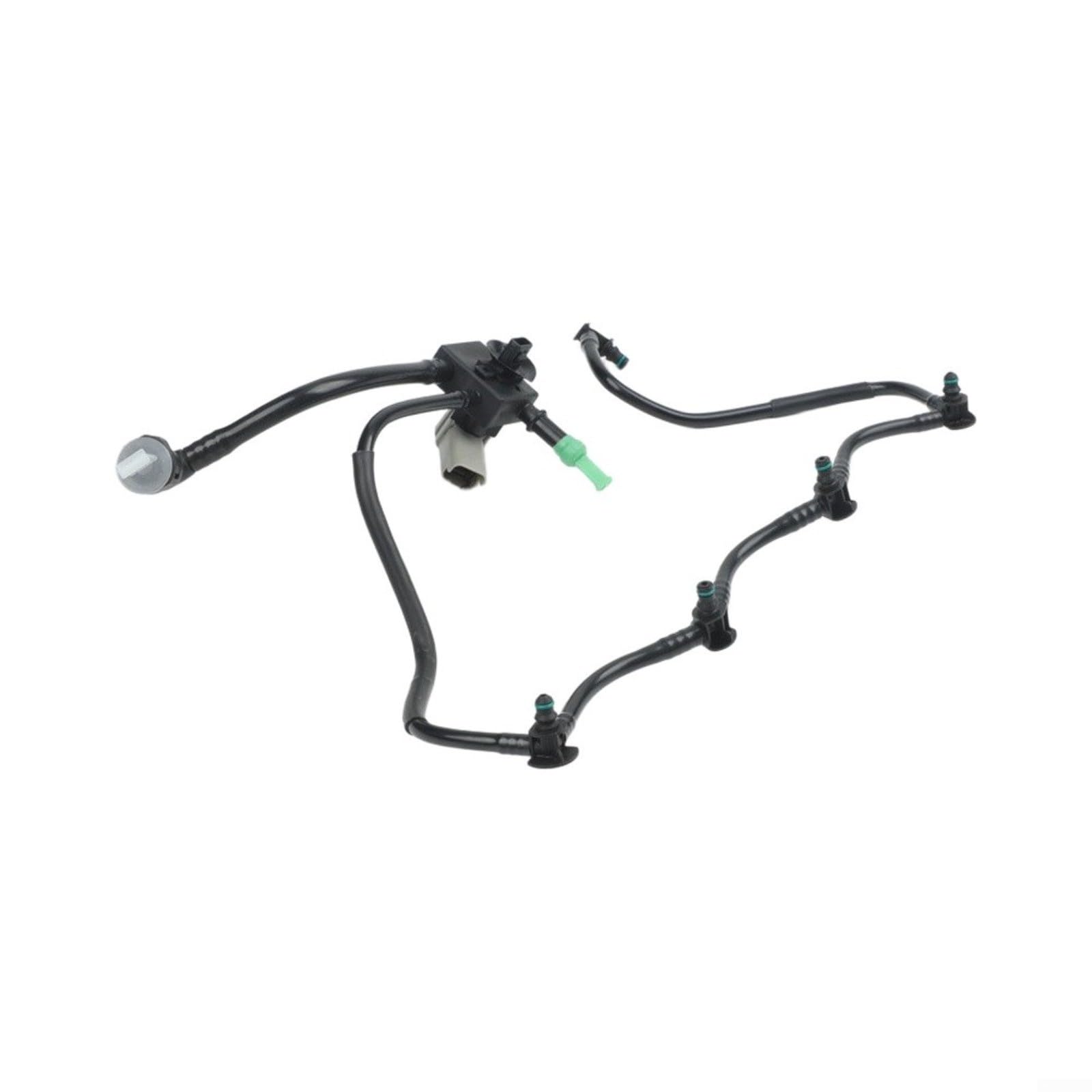 Tubo de retorno de inyector de combustible para Renault 1.9 dCi OE 8200361444/1751100QAR con válvula y junta tórica, material ABS resistente