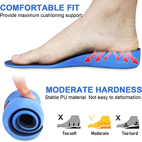 Ailaka Height Increase Insoles for Men and Women, Heel Lifts and Shock Absorption